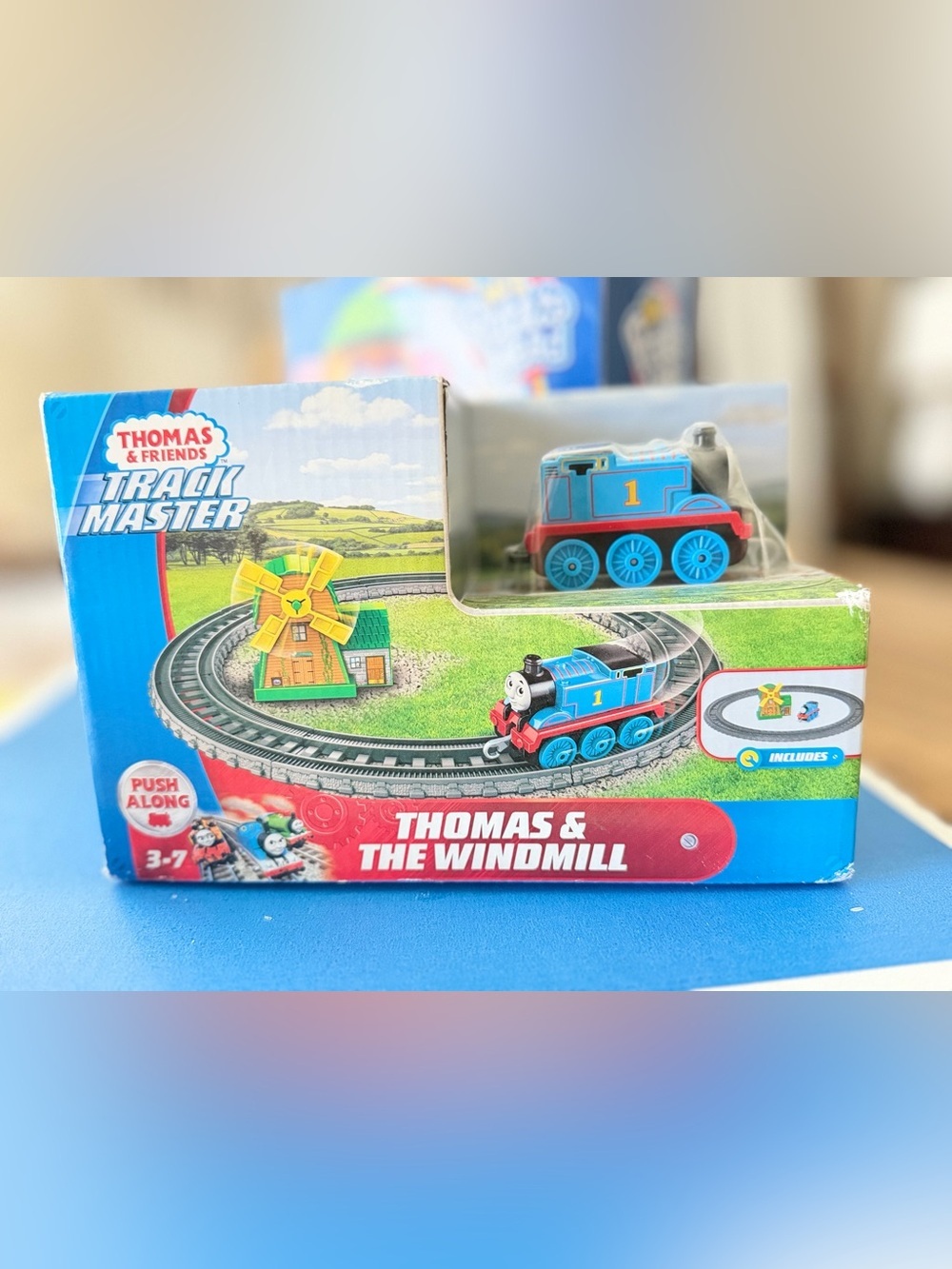 Thomas & Friends Blue Thomas with Windmill Playset small